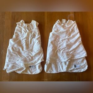 Halo Sleepsack Swaddles 100% cotton set of 2